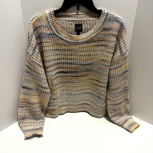 Gap multicolor Crop Sweater Petite Large
